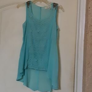 Daytrip sheer high low top